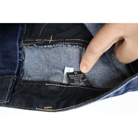 Vintage 90s Marithe Francois Girbaud Mens 34 Distressed Baggy Fit Denim Shorts - Picture 9 of 14